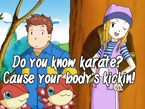 Digimon Pick Up LInes
