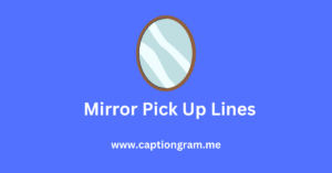 Mirror Pick Up Lines